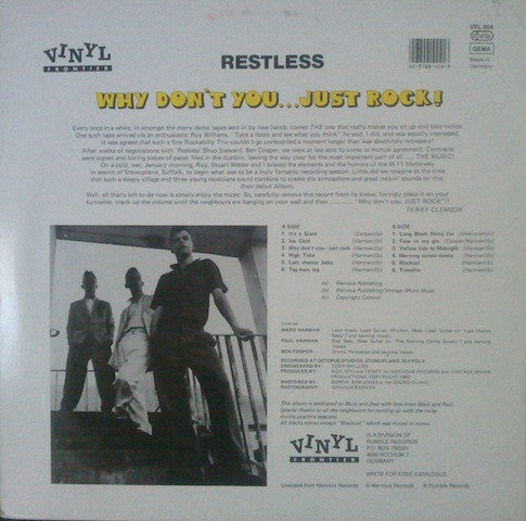 Restless - Why Don't You Just Rock ! (LP, RE, Gat)