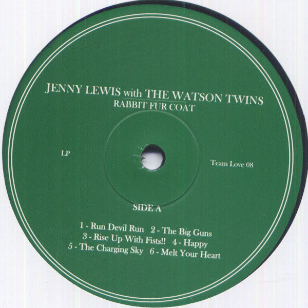 Jenny Lewis With The Watson Twins - Rabbit Fur Coat (LP, Album, 180)