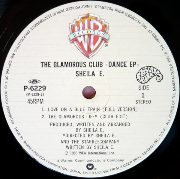 Sheila E. - The Glamorous Club - Dance EP - (12"", EP)