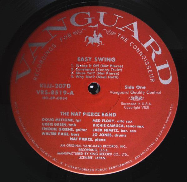The Nat Pierce Bandstand - Easy Swing(LP, Comp, Mono, RE)