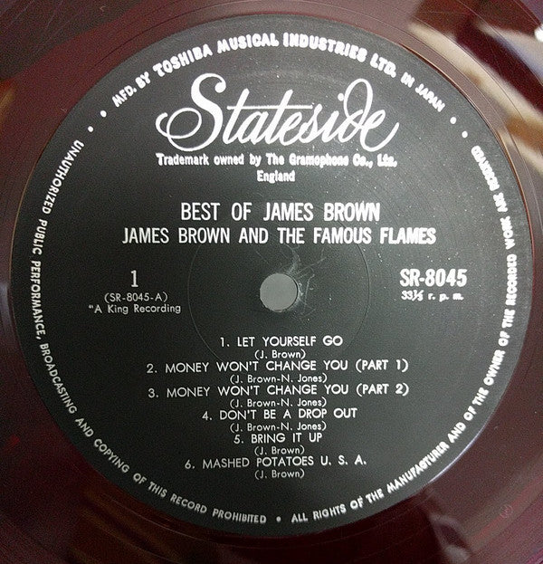 James Brown - Best Of James Brown (LP, Comp, Red)