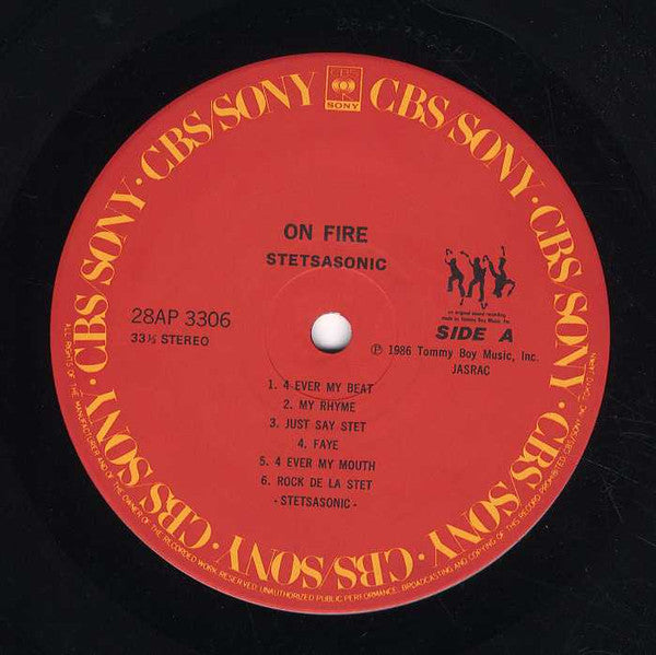 Stetsasonic - On Fire (LP, Album)