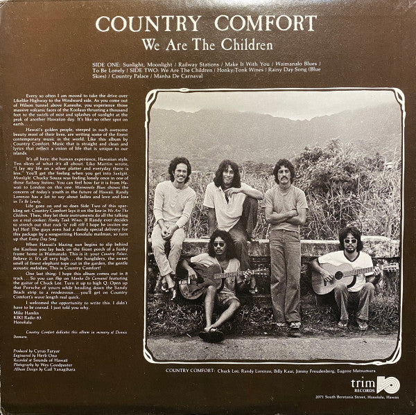 Country Comfort - We Are The Children (LP, Album)