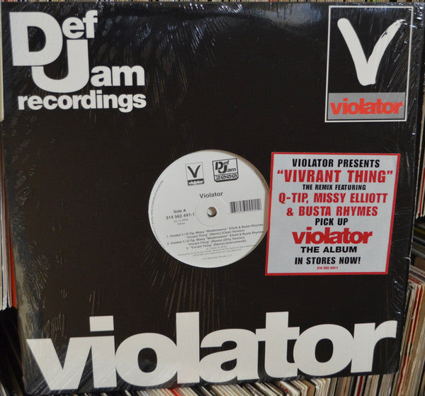 Violator (3) Feat Q-Tip - Vivrant Thing (Remixes) (12"")