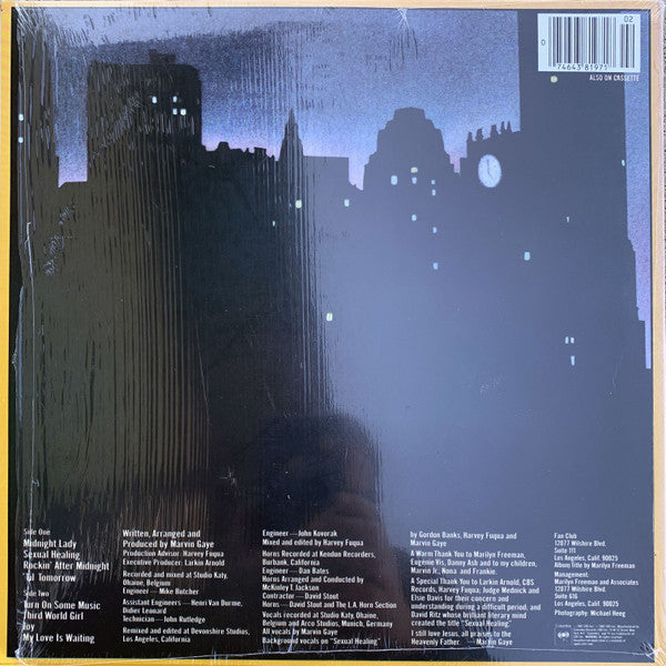 Marvin Gaye - Midnight Love (LP, Album, RE, Car)