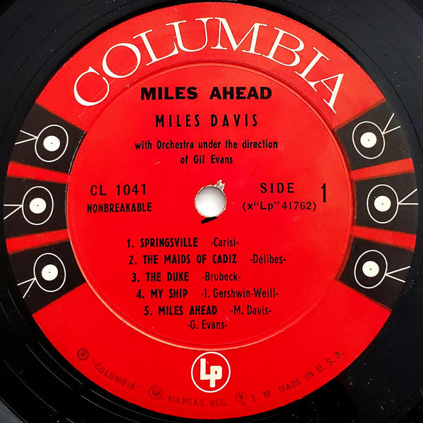Miles Davis + 19 - Miles Ahead(LP, Album, Mono, Sai)