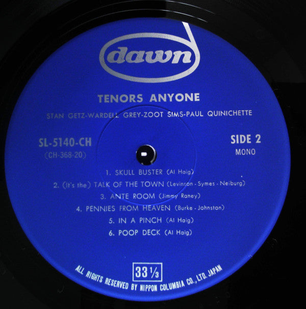 Stan Getz - Tenors Anyone?(LP, Comp, Mono)