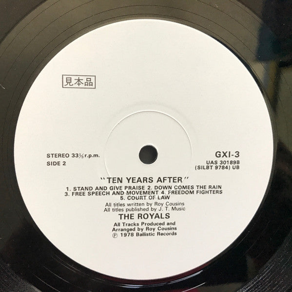 The Royals - Ten Years After (LP, Album, Promo)