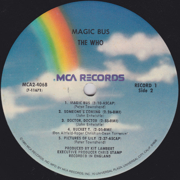 The Who - Magic Bus / The Who Sings My Generation(LP, Album, RE + L...