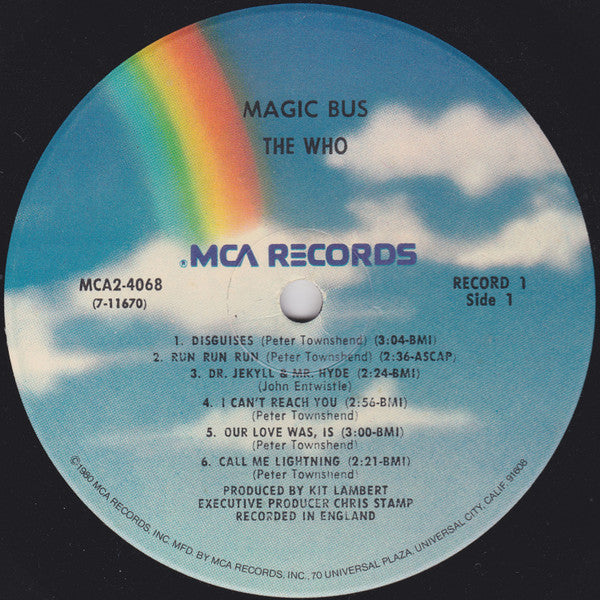 The Who - Magic Bus / The Who Sings My Generation(LP, Album, RE + L...