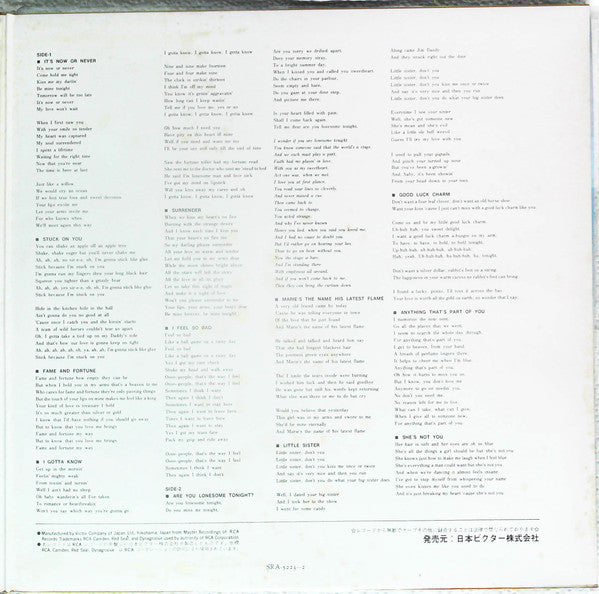 Elvis Presley - Elvis' Golden Records, Vol. 3 (LP, Comp, Gat)