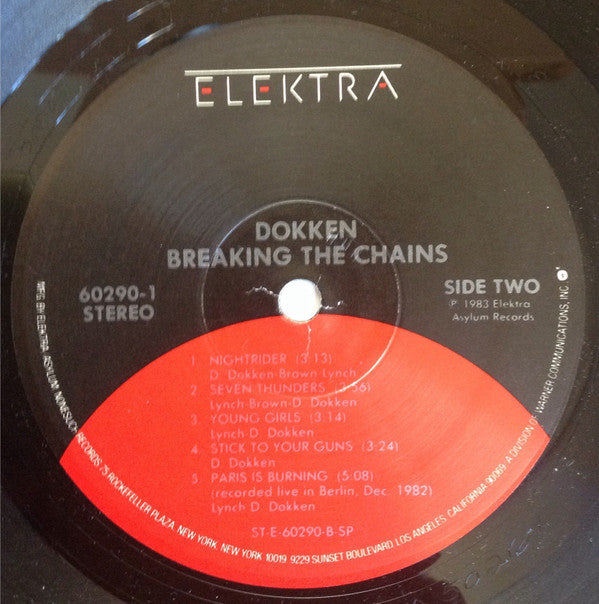 Dokken - Breaking The Chains (LP, Album, SP,)