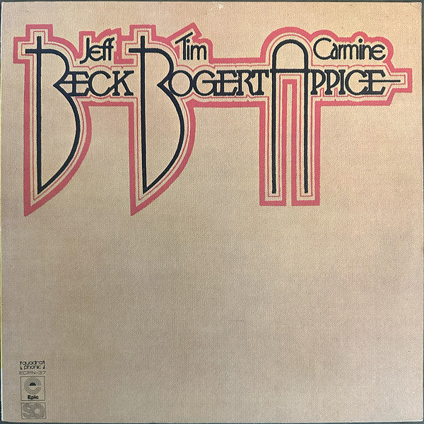 Beck, Bogert & Appice - Beck, Bogert & Appice (LP, Album, Quad, RE)