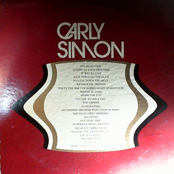 Carly Simon - Carly Simon (2xLP, Comp)