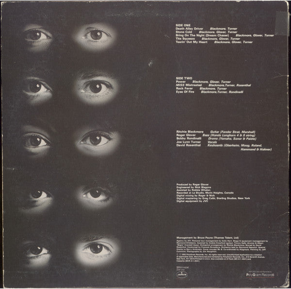 Rainbow - Straight Between The Eyes (LP, Album, Com)