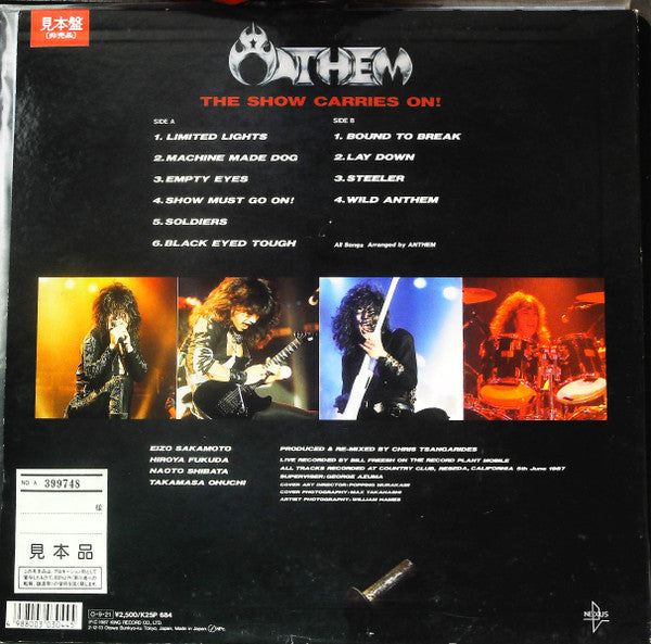 Anthem (4) - The Show Carries On! (LP, Album, Promo)