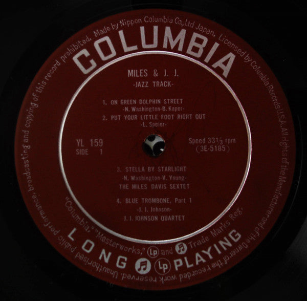 Miles* & J.J.* - Jazz Track (LP, Comp, Mono)