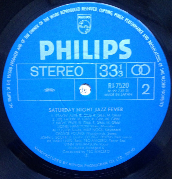 Lionel Hampton - Saturday Night Jazz Fever (LP, Album)