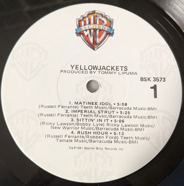 Yellowjackets - Yellowjackets (LP, Album, Win)