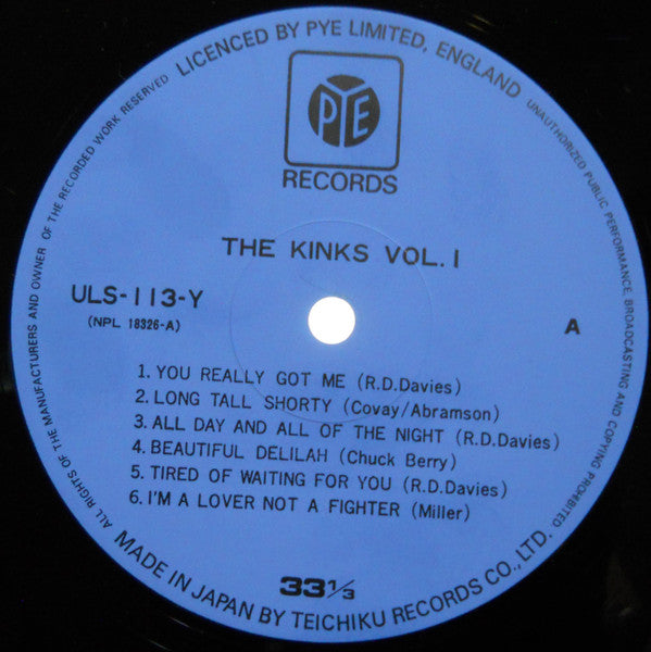 The Kinks - The Kinks (2xLP, Comp, Mono)