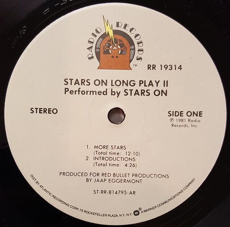 Stars On* - Stars On Long Play II (LP, Album, Mixed, All)