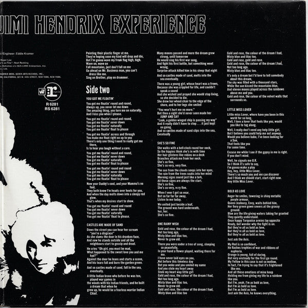 The Jimi Hendrix Experience - Axis: Bold As Love(LP, Album, RE, RP,...