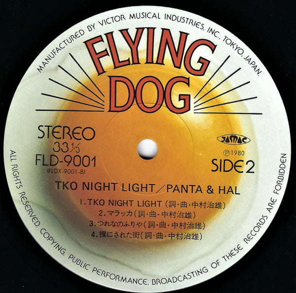 Panta & HAL - TKO Night Light (2xLP, Gat)