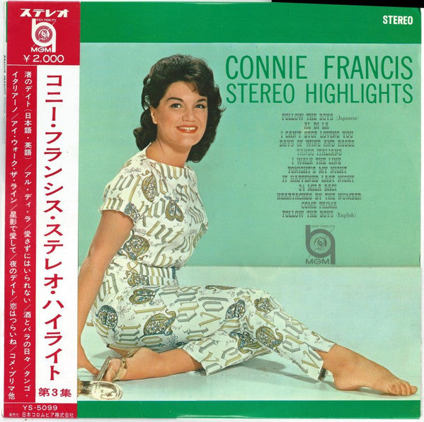 Connie Francis - Stereo Highlights (LP, Comp)