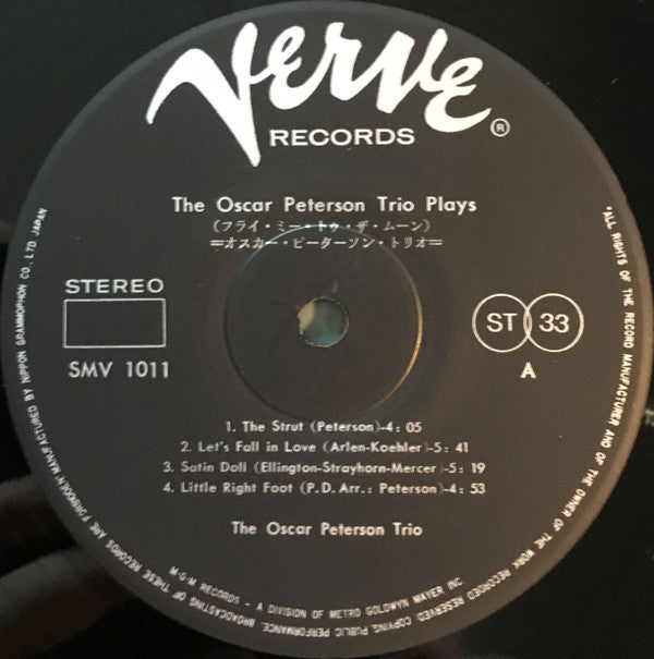 The Oscar Peterson Trio - The Oscar Peterson Trio Plays (LP, Album)