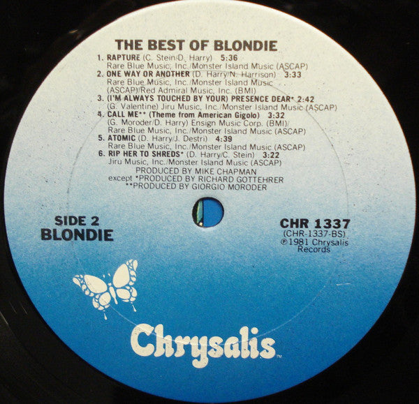 Blondie - The Best Of Blondie (LP, Comp)