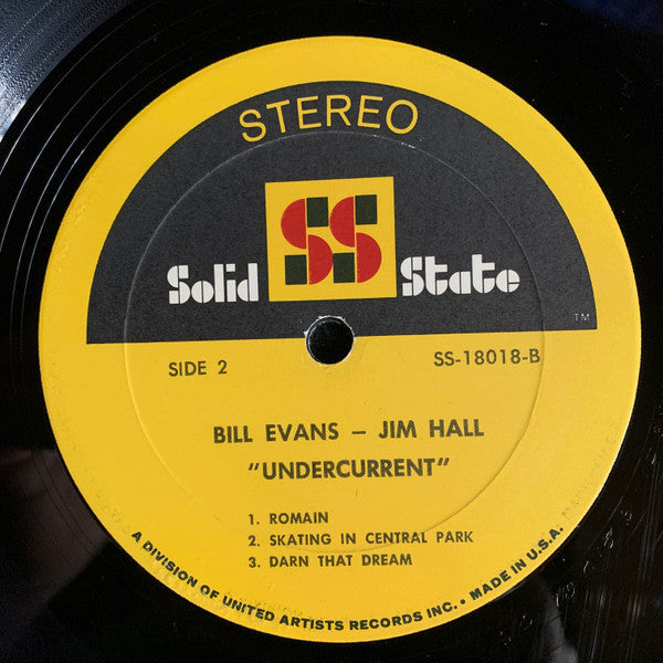 Bill Evans - Jim Hall - Undercurrent (LP, Album, RE)