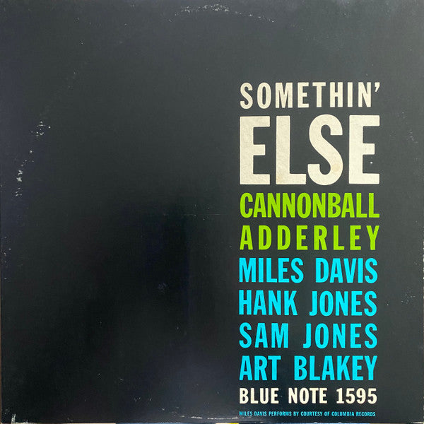 Cannonball Adderley - Somethin' Else (LP, Album, RE, FRP)