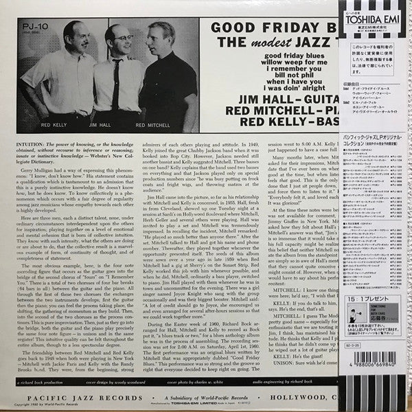 Jim Hall - Good Friday Blues: The Modest Jazz Trio(LP, Album, RE)