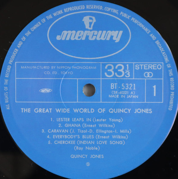 Quincy Jones - The Great Wide World Of Quincy Jones (LP, Album, RE)