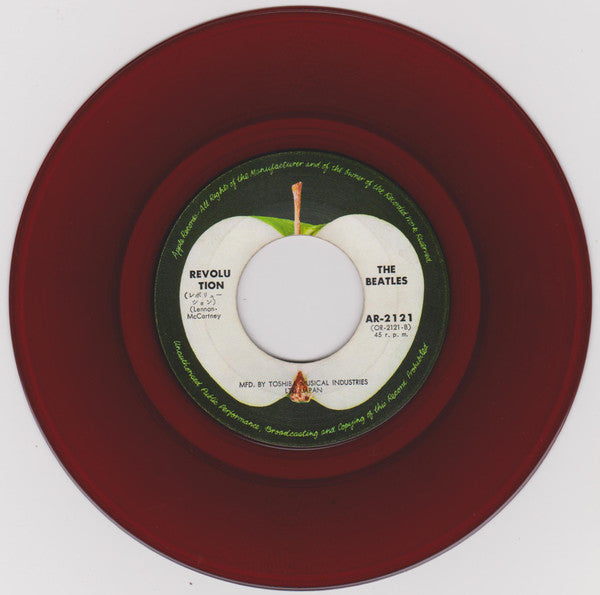 The Beatles - Hey Jude / Revolution (7"", RE, Red)