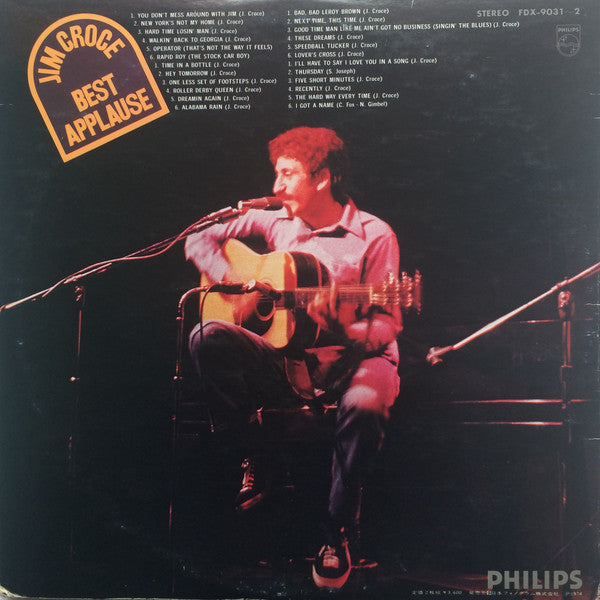 Jim Croce - Best Applause (2xLP, Comp, Gat)