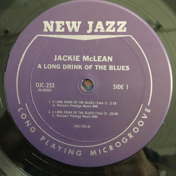 Jackie McLean - A Long Drink Of The Blues (LP, Album)