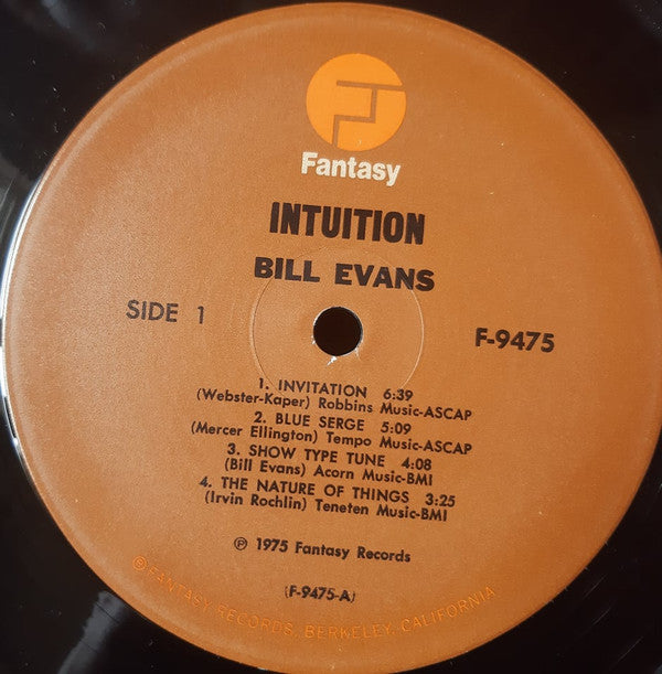 Bill Evans / Eddie Gomez - Intuition (LP, Album)