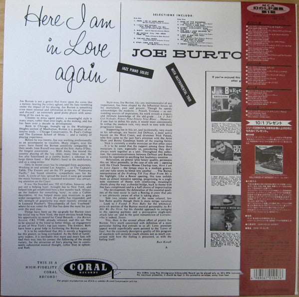 Joe Burton - Here I Am In Love Again (Joe Burton At The Piano)(LP, ...