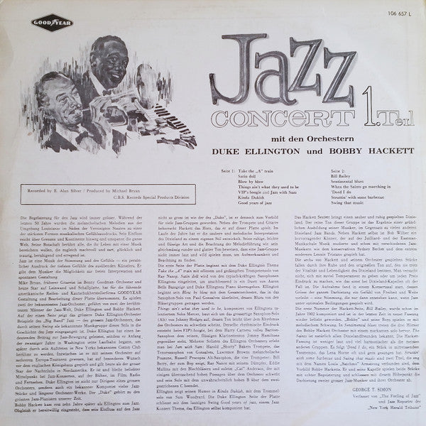 Duke Ellington / Bobby Hackett - Jazz Concert (LP, Album)