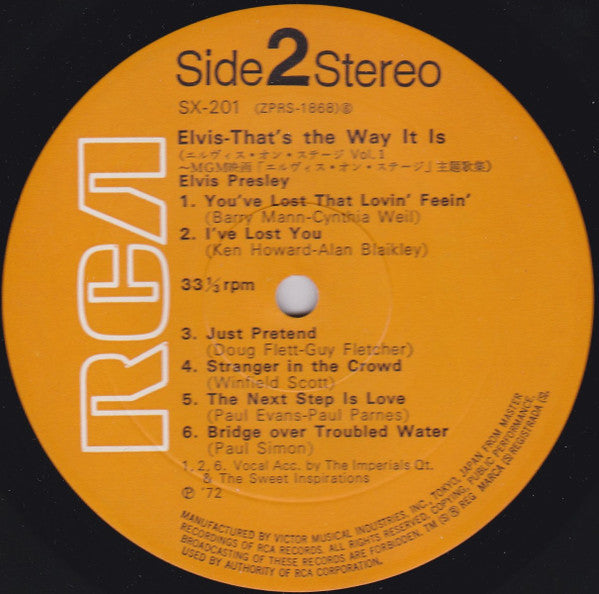 Elvis Presley - That's The Way It Is (LP, Album, RE, Box)