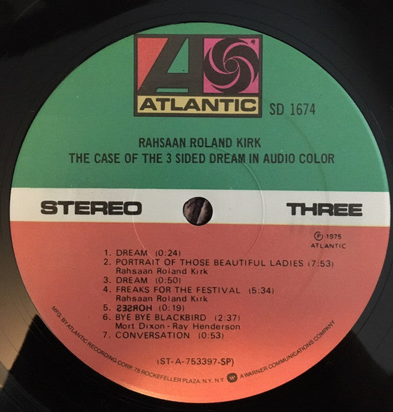 Roland Kirk - The Case Of The 3 Sided Dream In Audio Color(LP, Album)