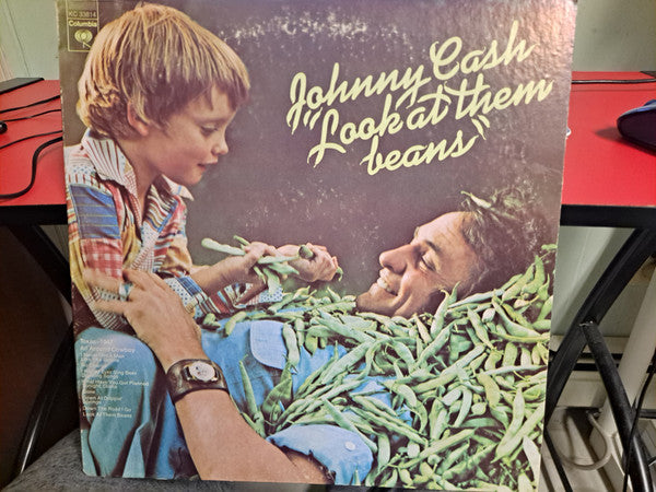 Johnny Cash - Look At Them Beans (LP, Album, Ter)