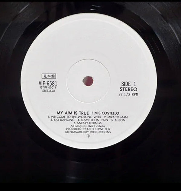 Elvis Costello - My Aim Is True (LP, Album, Promo)
