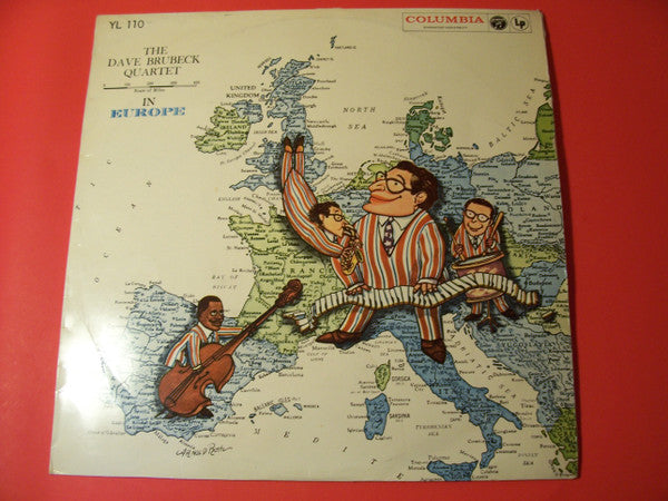 The Dave Brubeck Quartet - The Dave Brubeck Quartet In Europe(LP, A...
