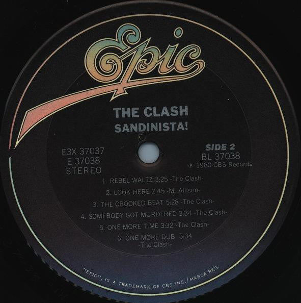 The Clash - Sandinista! (3xLP, Album, San)