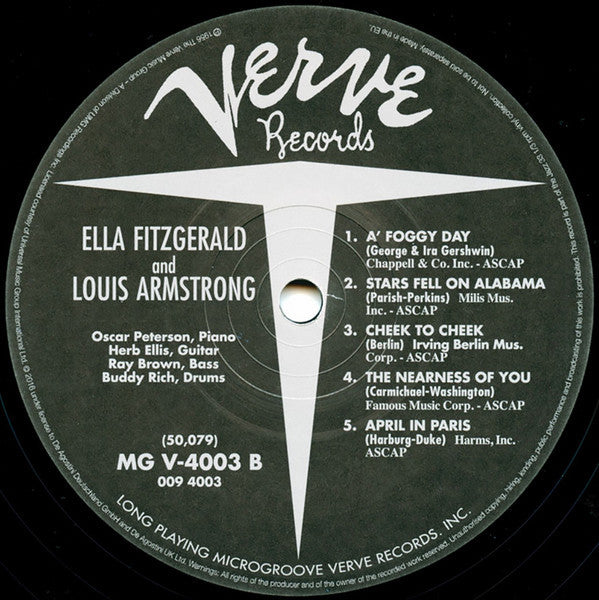 Ella Fitzgerald - Ella And Louis(LP, Album, RE, 180)