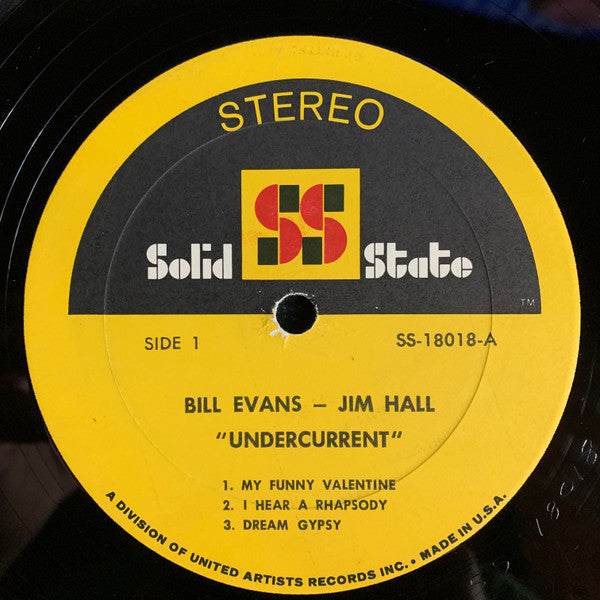 Bill Evans - Jim Hall - Undercurrent (LP, Album, RE)