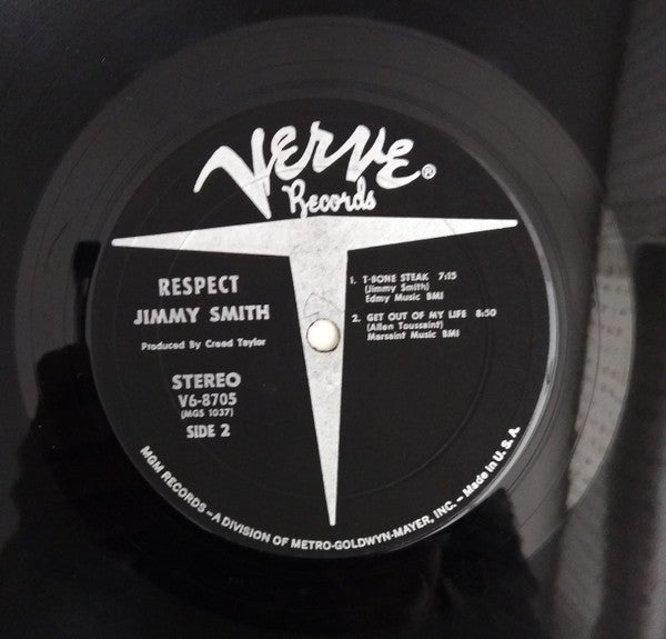 Jimmy Smith - Respect (LP, Album, Gat)