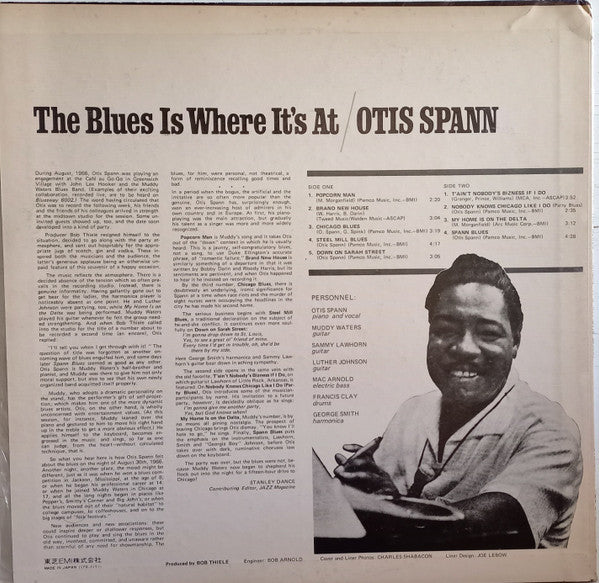 Otis Spann - The Blues Is Where It's At (LP, Album)